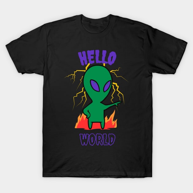 HELLO WORLD T-Shirt by THALIA